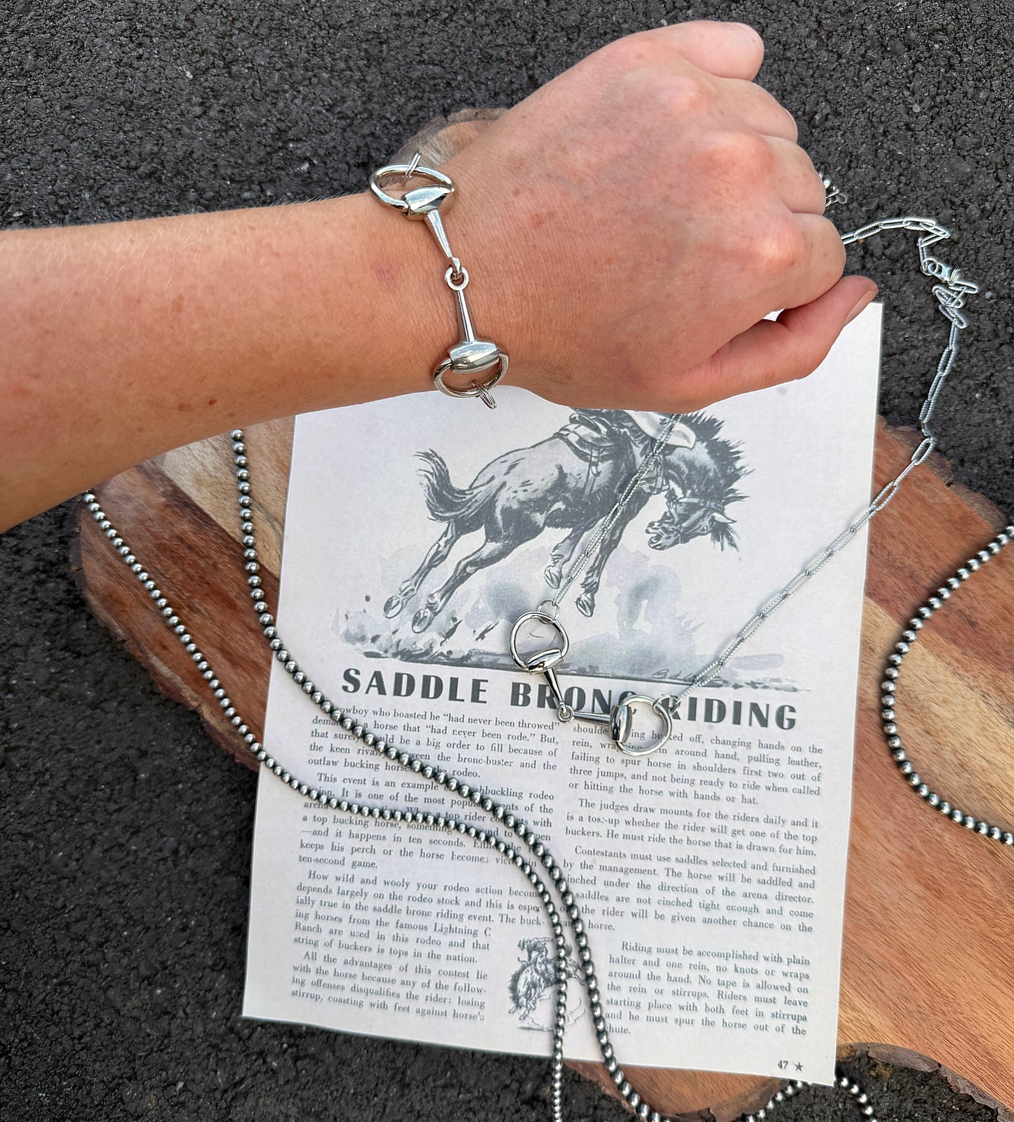 Snaffle Bit Bracelet